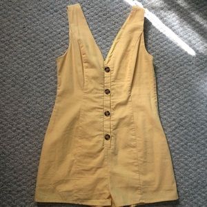 Medium superdown yellow romper
